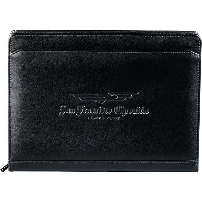 Manchester Zippered Padfolio with Solar Calculator