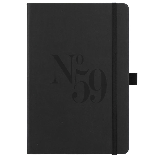 Mano Recycled Hardcover Journal, 5.5 x 8.5 Inches Debossing