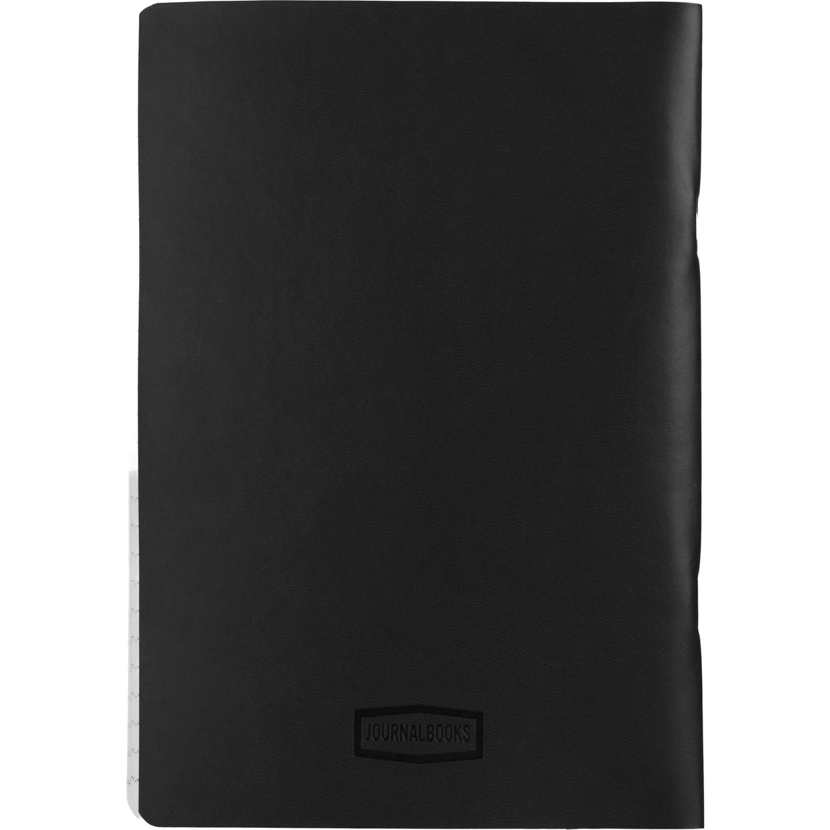 Mano Slim Meeting Journal, 5.5 x 8 Inches Debossing - Black - Back
