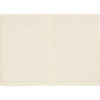 Mano Slim Meeting Journal, 5.5 x 8 Inches Debossing - Black - Open