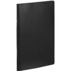 Mano Slim Meeting Journal, 5.5 x 8 Inches Debossing - Black - Right Angle