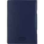 Mano Slim Meeting Journal, 5.5 x 8 Inches Debossing - Navy - Back