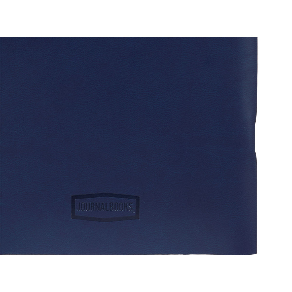 Mano Slim Meeting Journal, 5.5 x 8 Inches Debossing - Navy - Detail