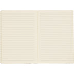 Mano Slim Meeting Journal, 5.5 x 8 Inches Debossing - Navy - Open