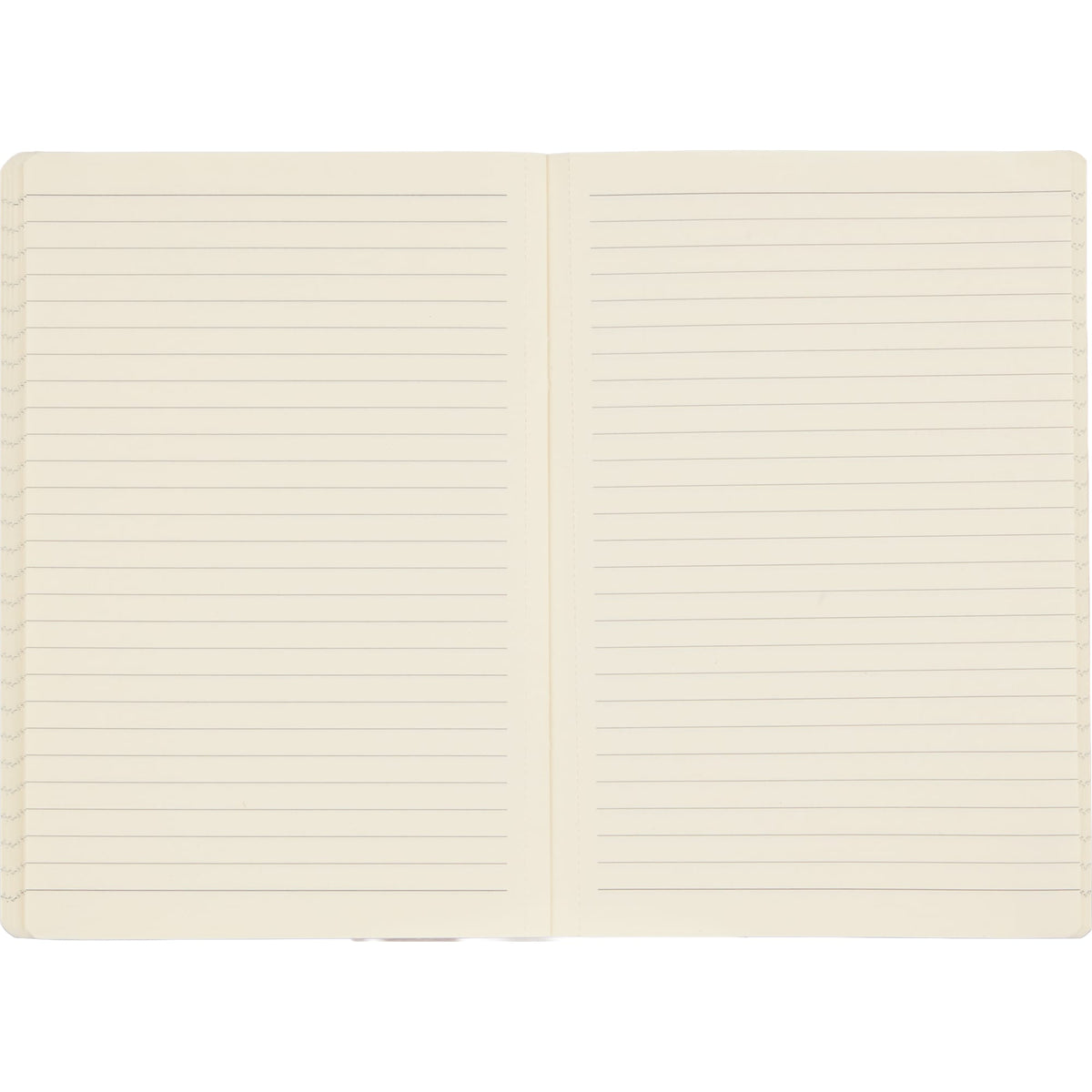 Mano Slim Meeting Journal, 5.5 x 8 Inches Debossing - Navy - Open