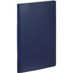 Mano Slim Meeting Journal, 5.5 x 8 Inches Debossing - Navy - Right Angle