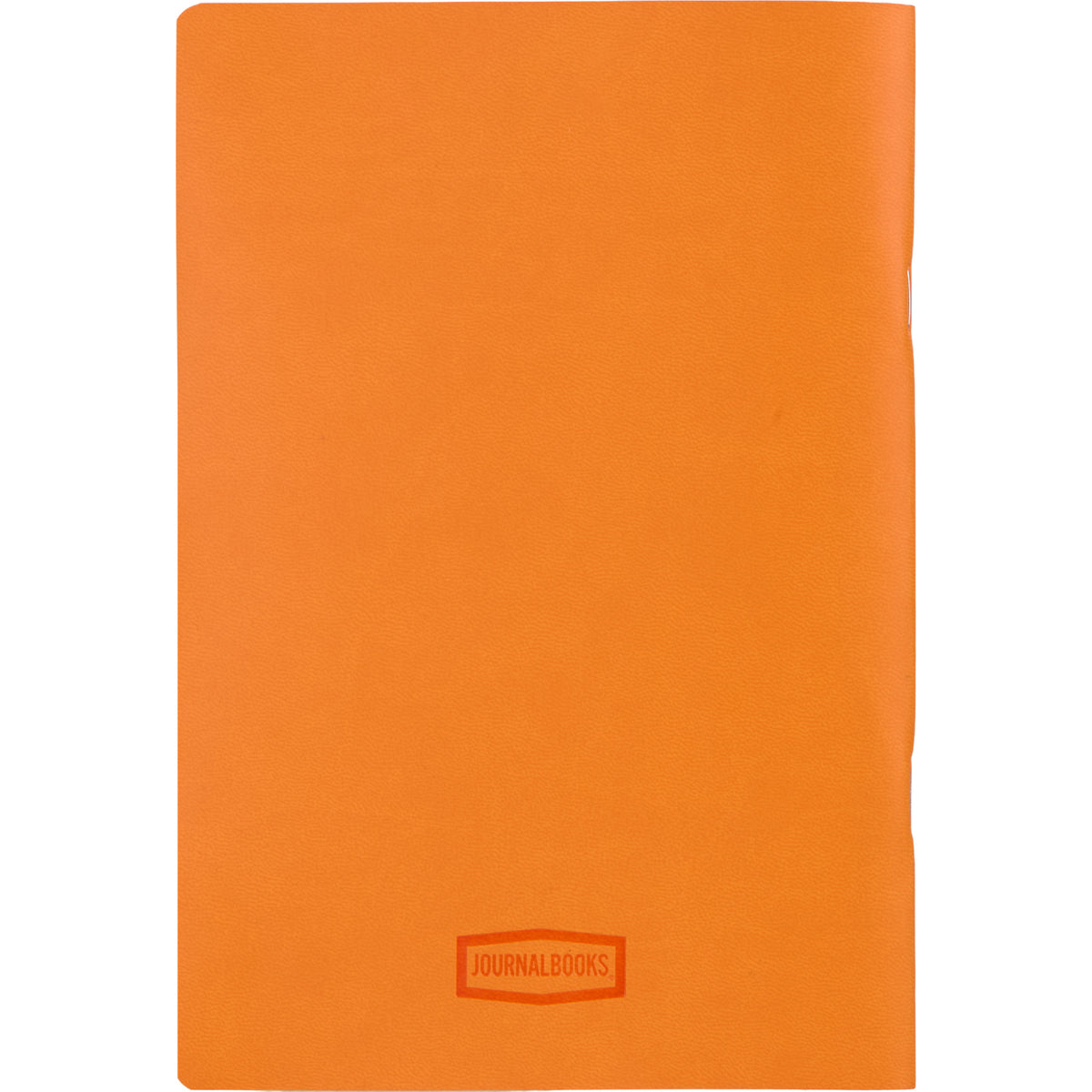 Mano Slim Meeting Journal, 5.5 x 8 Inches Debossing - Orange - Back
