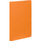 Mano Slim Meeting Journal, 5.5 x 8 Inches Debossing - Orange - Right Angle