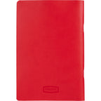 Mano Slim Meeting Journal, 5.5 x 8 Inches Debossing - Red - Back