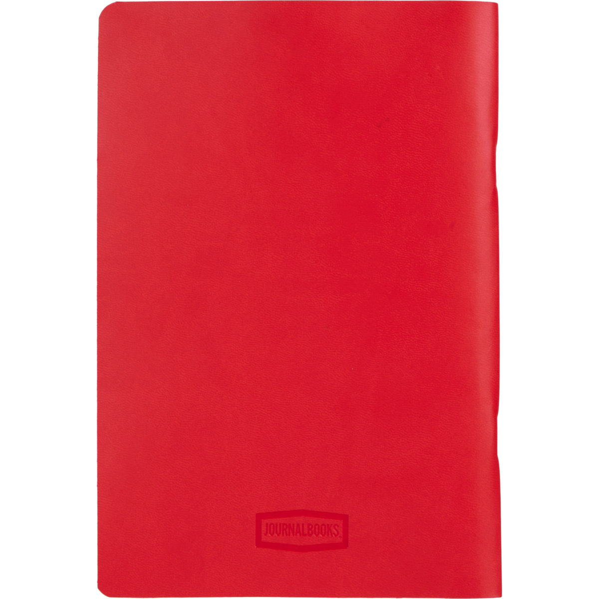 Mano Slim Meeting Journal, 5.5 x 8 Inches Debossing - Red - Back