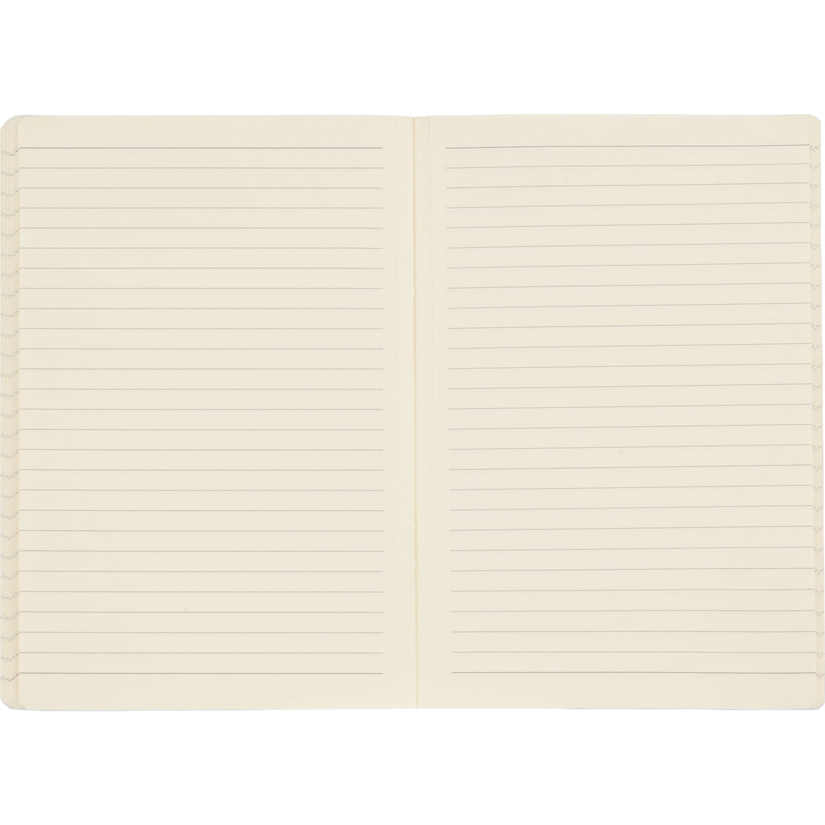 Mano Slim Meeting Journal, 5.5 x 8 Inches Debossing - Red - Open