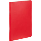 Mano Slim Meeting Journal, 5.5 x 8 Inches Debossing - Red - Right Angle