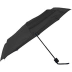 Manual Folding Umbrella with Sleeve, 42 Inch - Black - Side