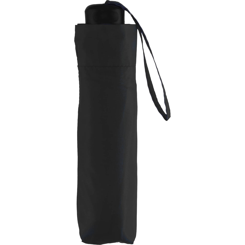 Manual Folding Umbrella with Sleeve, 42 Inch - Black - Sleeve