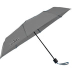 Manual Folding Umbrella with Sleeve, 42 Inch - Gray - Right Angle