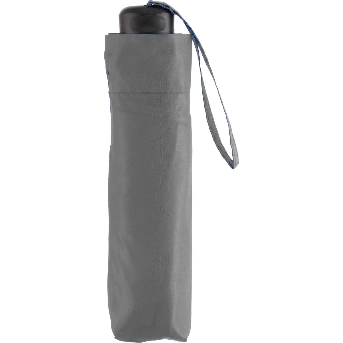 Manual Folding Umbrella with Sleeve, 42 Inch - Gray - Sleeve