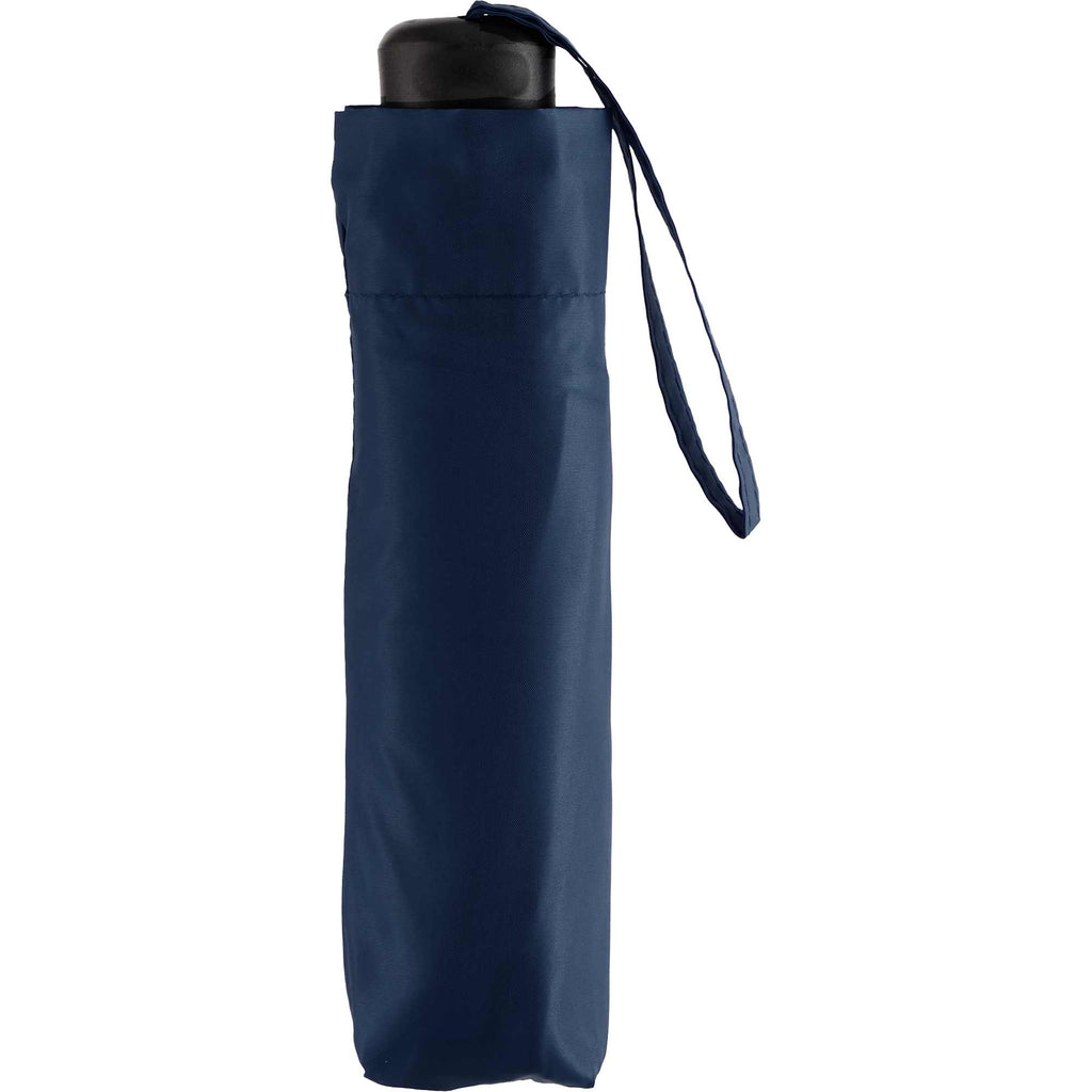 Manual Folding Umbrella with Sleeve, 42 Inch - Navy - Sleeve