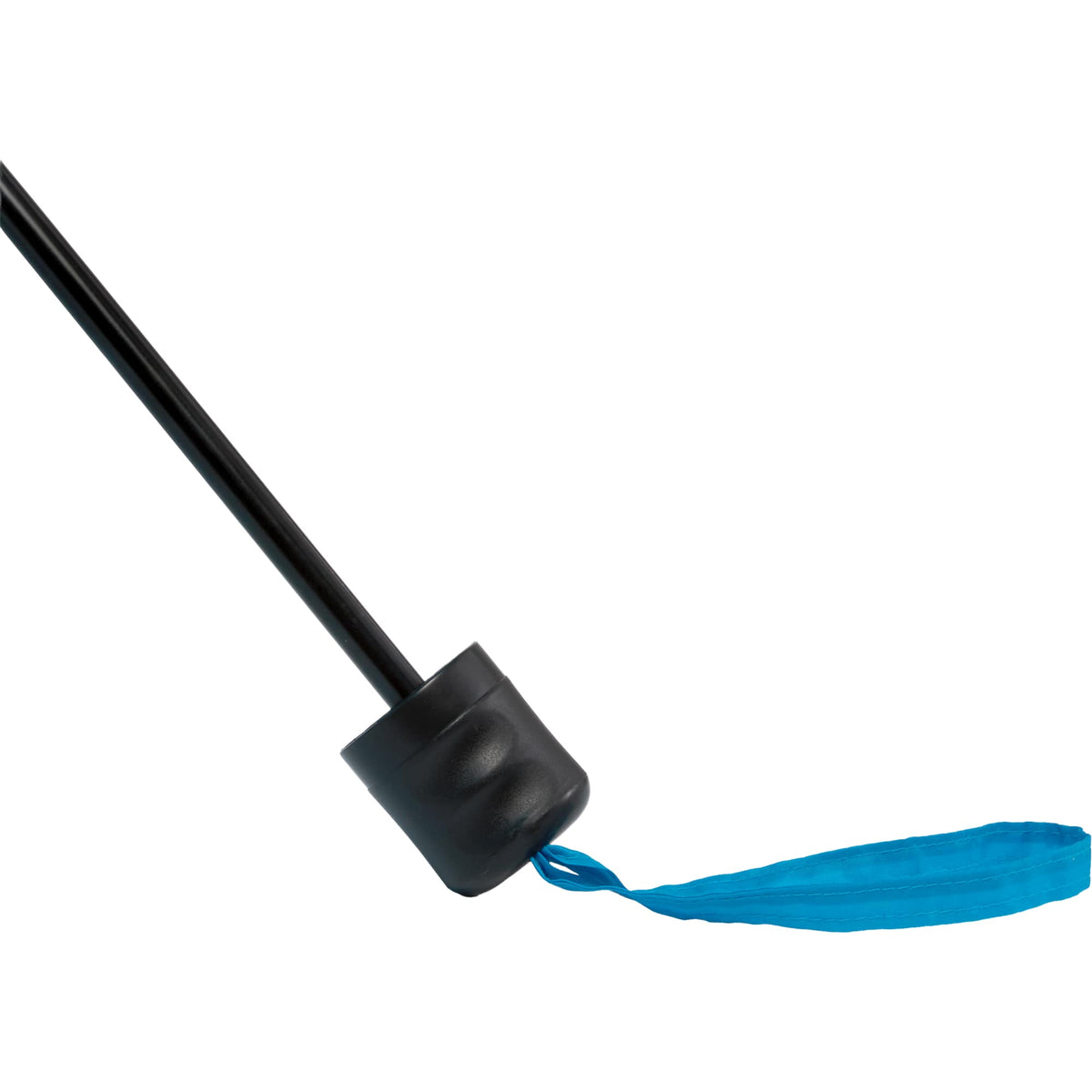 Manual Folding Umbrella with Sleeve, 42 Inch - Process Blue - Handle