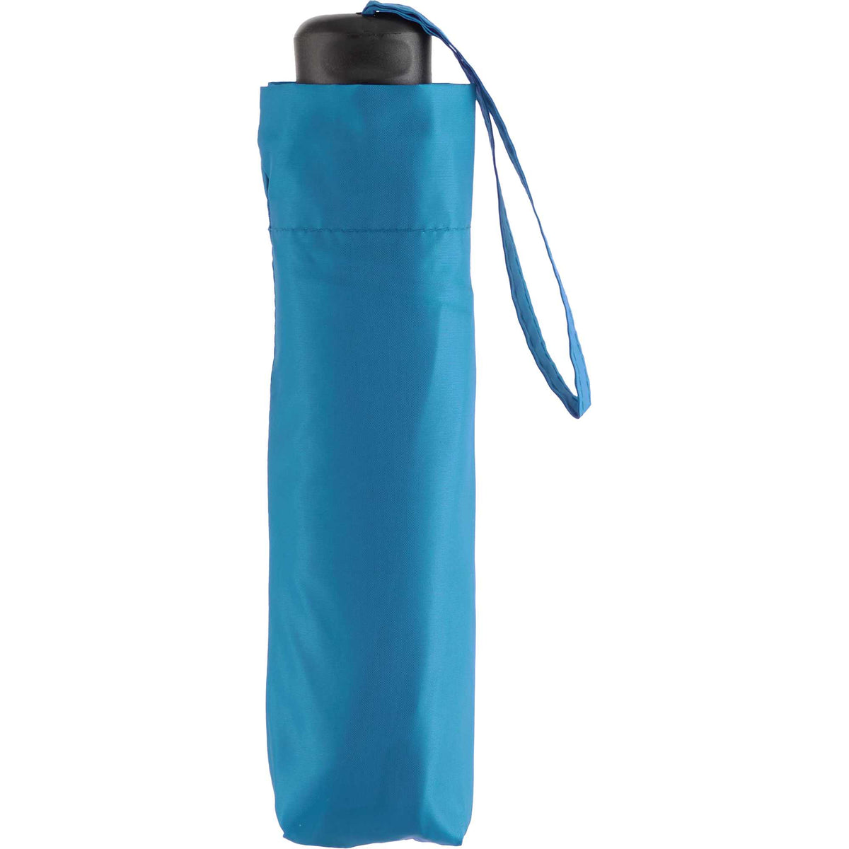Manual Folding Umbrella with Sleeve, 42 Inch - Process Blue - Sleeve