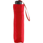 Manual Folding Umbrella with Sleeve, 42 Inch - Red - Sleeve