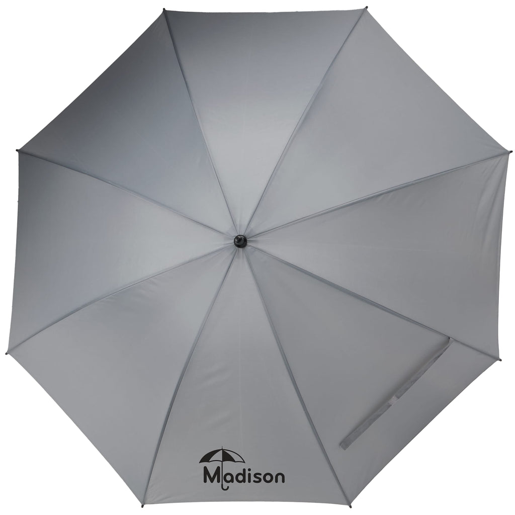 Manual Open Golf Umbrella with Metal Frame, 60 Inches Full Color - Gray - Front