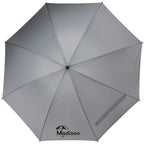 Manual Open Golf Umbrella with Metal Frame, 60 Inches Full Color - Gray - Front
