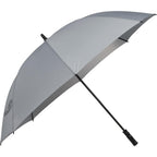 Manual Open Golf Umbrella with Metal Frame, 60 Inches Full Color - Gray - Right Angle 2