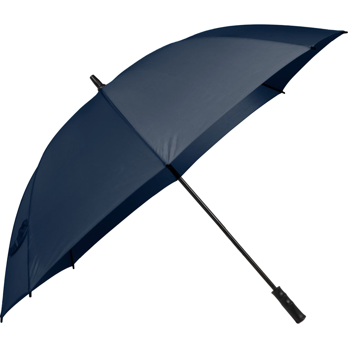 Manual Open Golf Umbrella with Metal Frame, 60 Inches Full Color - Navy - Right Angle 2