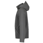 Manzano Recycled Stretch Softshell Jacket for Men Debossing - Grey Storm - Left Side