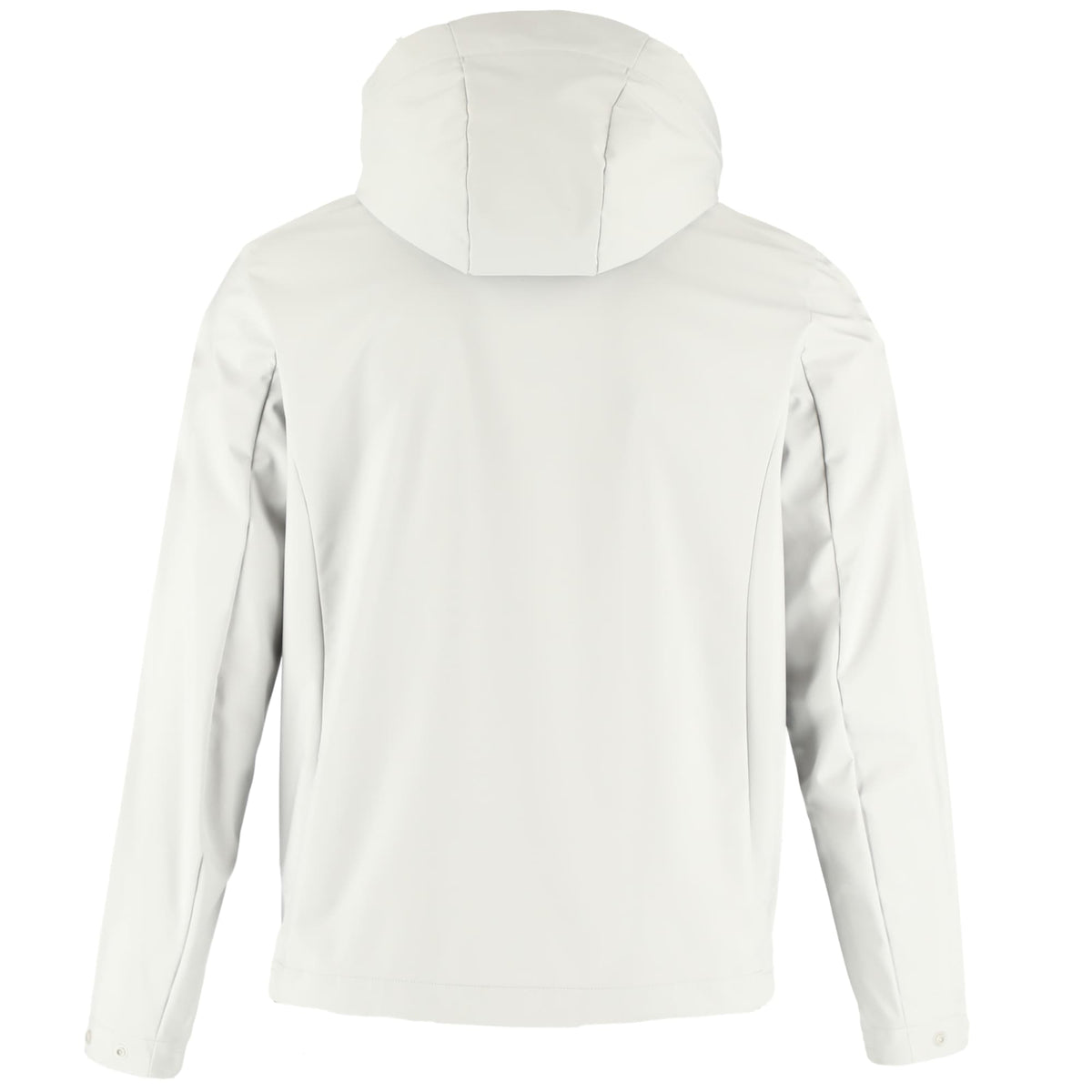 Manzano Recycled Stretch Softshell Jacket for Men Embroidery - Silver - Back