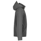 Manzano Recycled Stretch Softshell Jacket for Men Laser Engraving - Grey Storm - Right Side