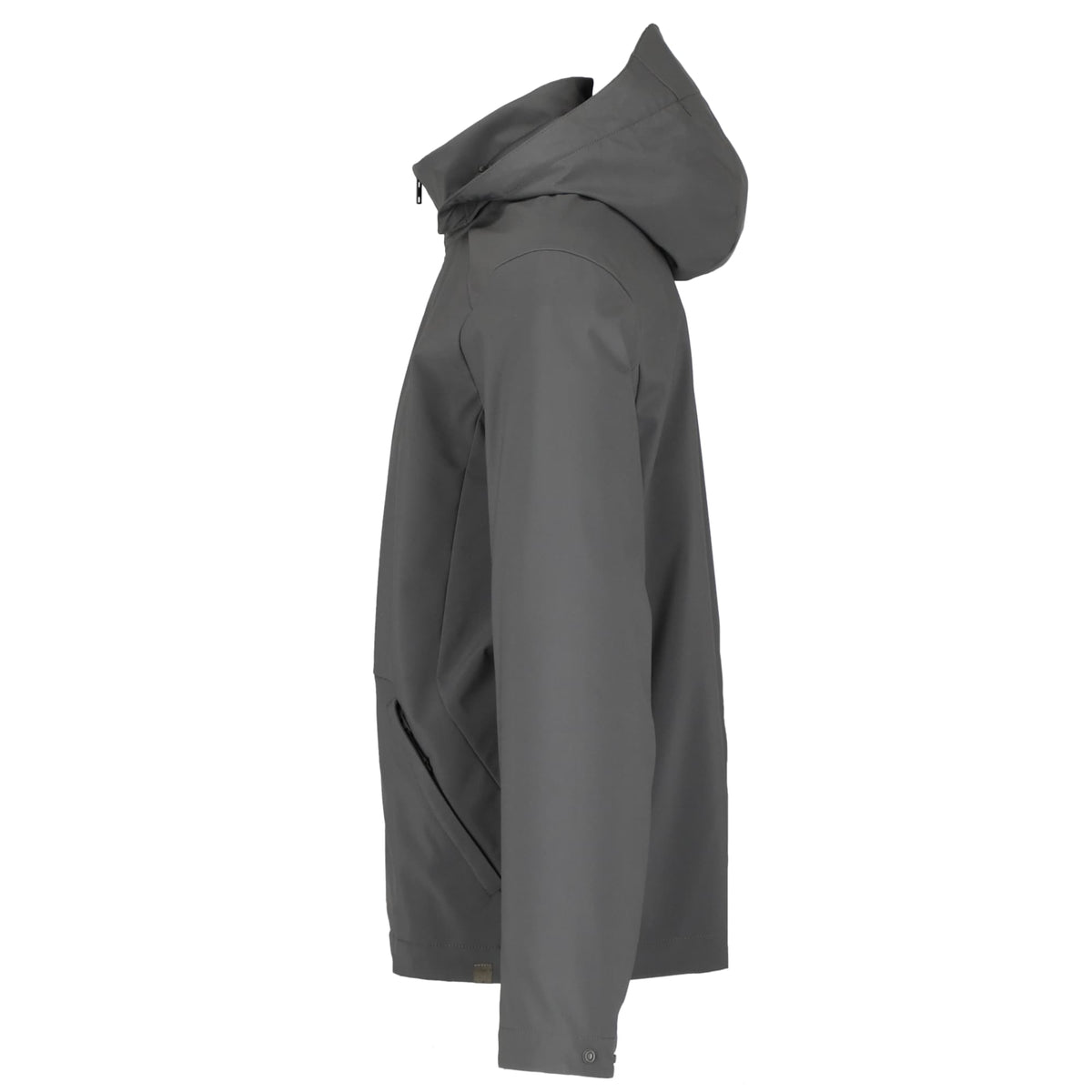 Manzano Recycled Stretch Softshell Jacket for Men Transfer - Grey Storm - Left Side