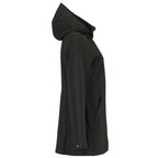 Manzano Recycled Stretch Softshell Jacket for Women Laser Engraving - Black - Right Side
