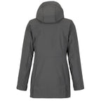 Manzano Recycled Stretch Softshell Jacket for Women Laser Engraving - Grey Storm - Back