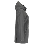 Manzano Recycled Stretch Softshell Jacket for Women Laser Engraving - Grey Storm - Right Side