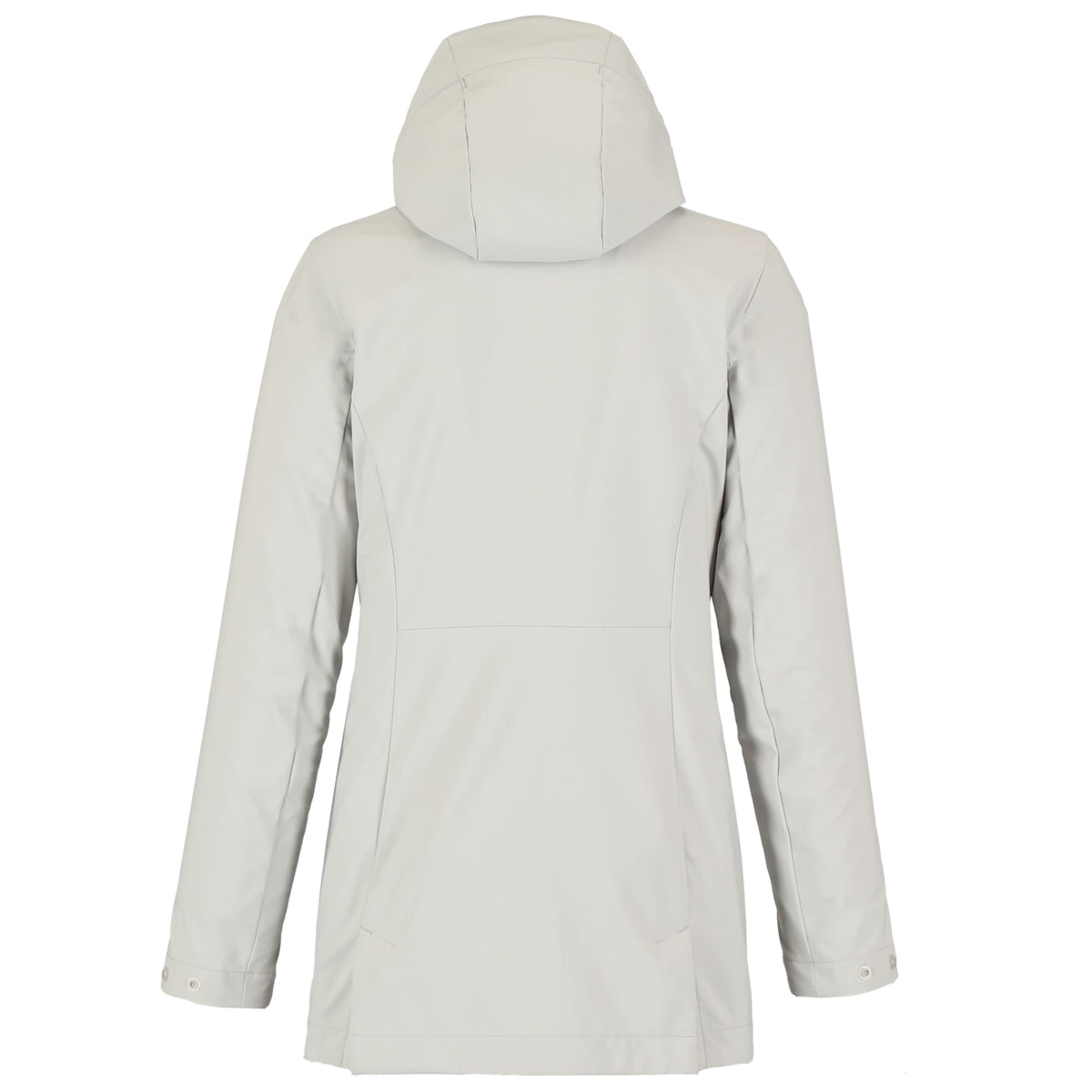 Manzano Recycled Stretch Softshell Jacket for Women Laser Engraving - Silver - Back
