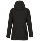 Manzano Recycled Stretch Softshell Jacket for Women Transfer - Black - Back