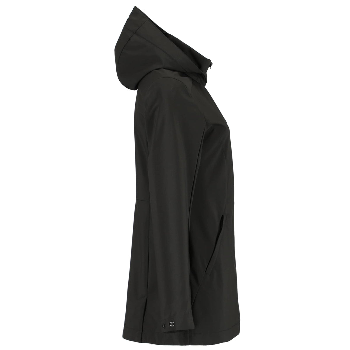 Manzano Recycled Stretch Softshell Jacket for Women Transfer - Black - Right Side