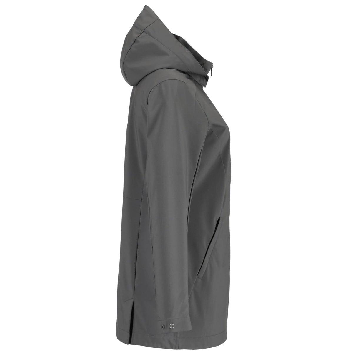 Manzano Recycled Stretch Softshell Jacket for Women Transfer - Grey Storm - Right Side