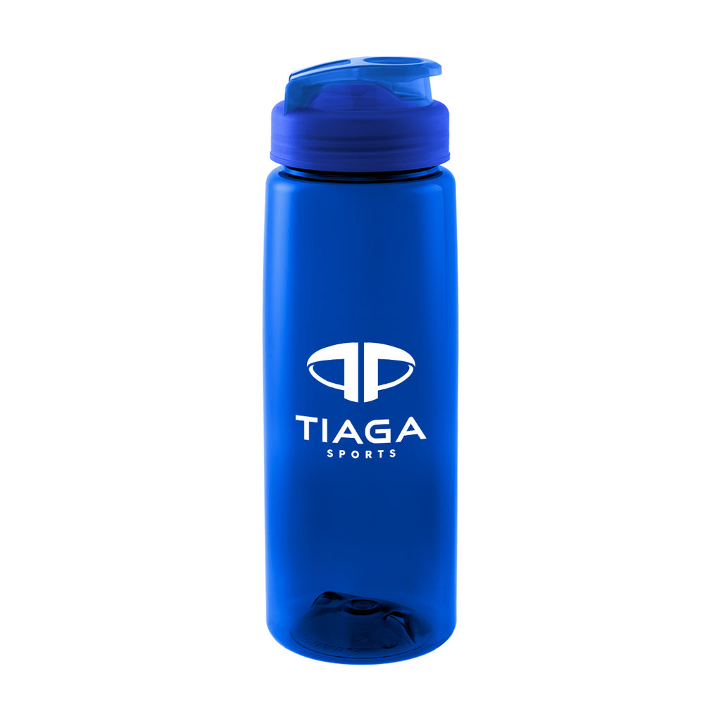 Marin Bottle in Recycled PET, 26 oz - Blue - Silk Screen