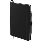 Marine Journal and Recycled Gel Pen Set, 5.5 x 8.5 Inches Transfer - Black - Left Angle 2