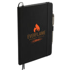 Marine Journal and Recycled Gel Pen Set, 5.5 x 8.5 Inches Transfer - Black - Right Angle