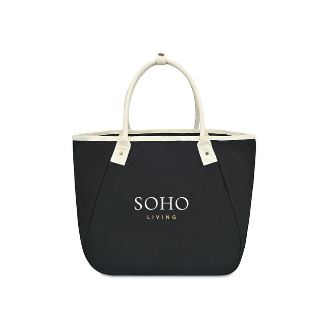 Market Street Tapered Canvas Carryall with Wristlet Pouch