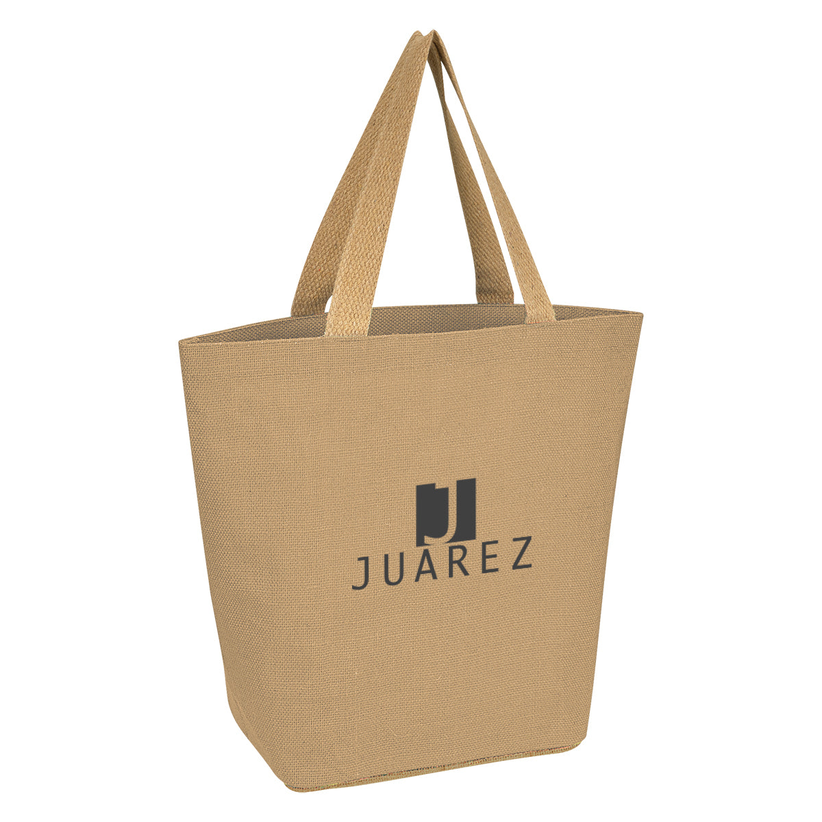 Marketplace Tote Bag in Jute - Natural - Silk Screen