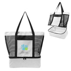 Marley Tote Bag with Cooler Compartment Full Color - White - Colorbrite