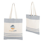 Marlo Recycled Cotton Tote Bag, 10 oz Embroidery - Navy - Colorbrite