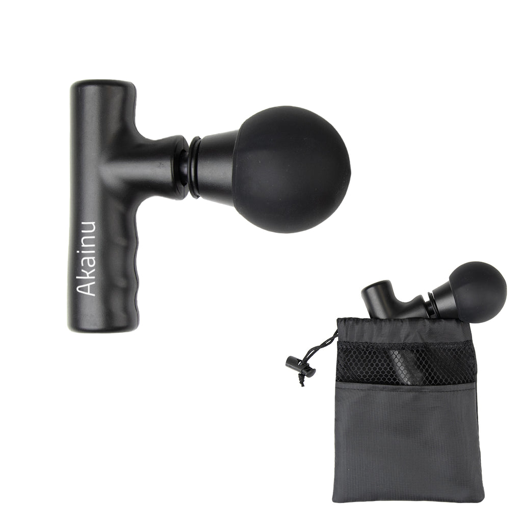 Massage Gun, Handheld - Black - Silk Screen