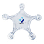 Massager Shaped Like a Star - Clear - Full Color
