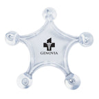 Massager Shaped Like a Star - Clear - Pad Print