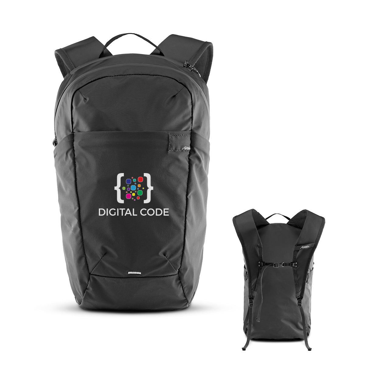 Matador Packable Backpack, Refraction - Black - Colorbrite